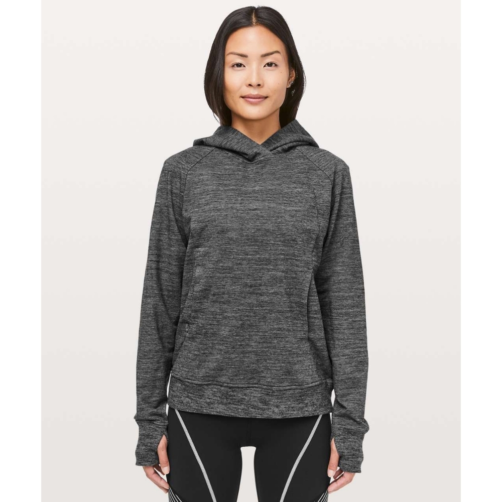 Lululemon Scuba Pullover in Heathered  ore Dark Grey